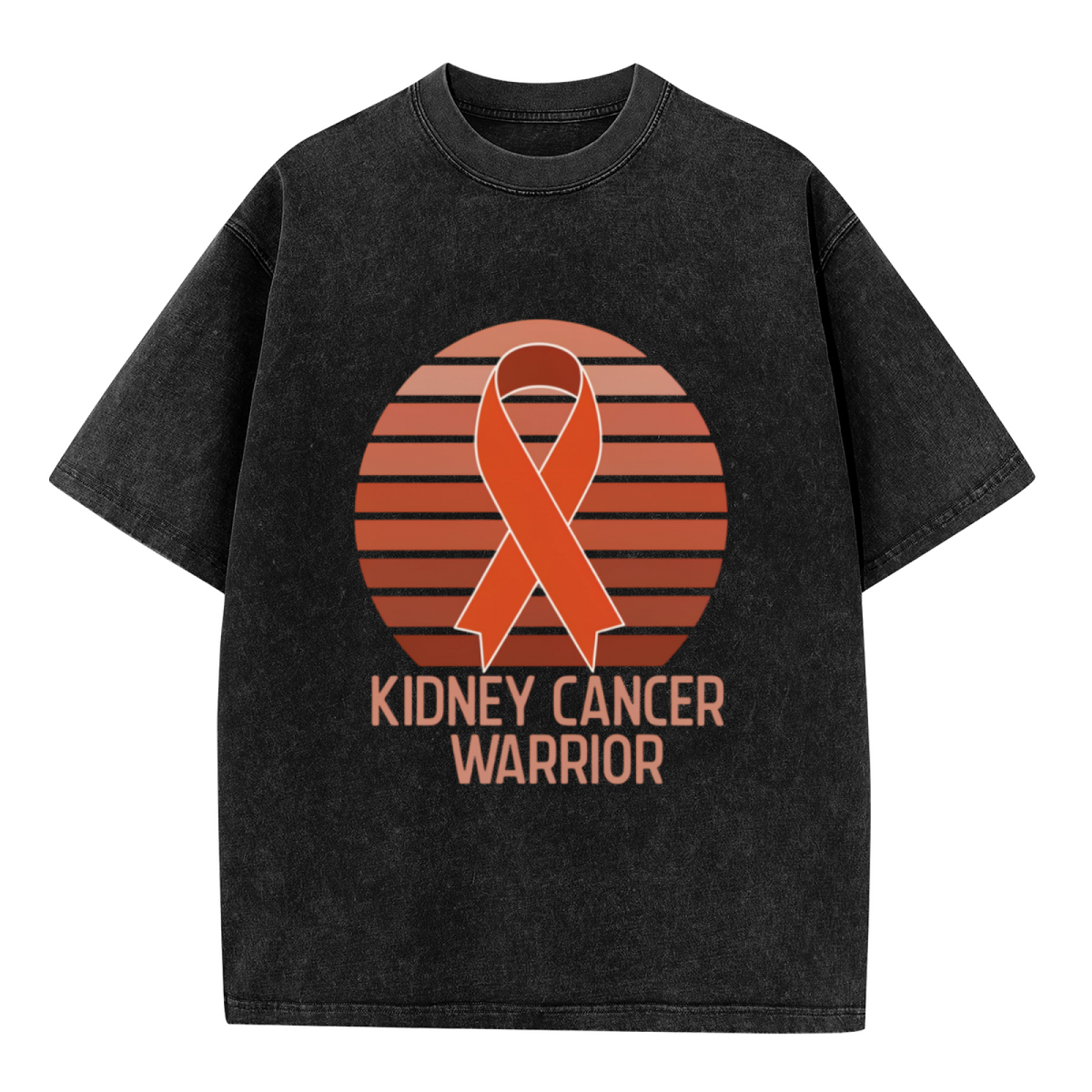 Kidney Cancer washed graphic T-shirt product image