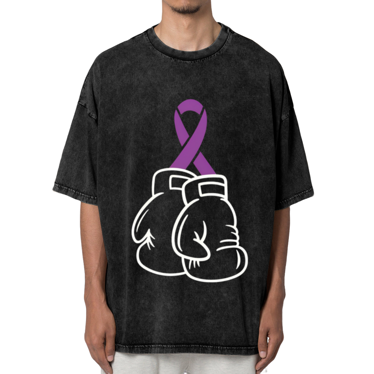 Fuck Pancreatic Cancer washed graphic T-shirt product image
