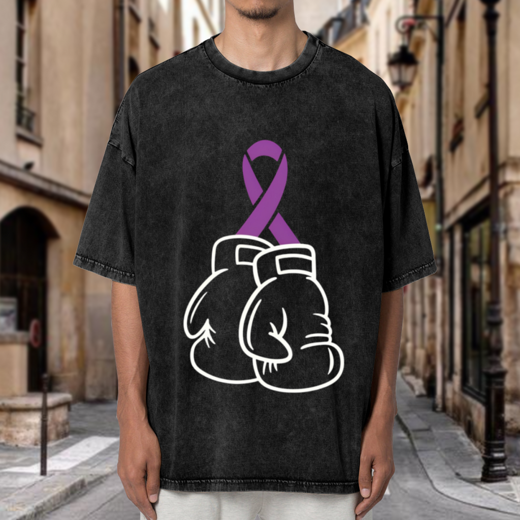 Fuck Pancreatic Cancer washed graphic T-shirt product image