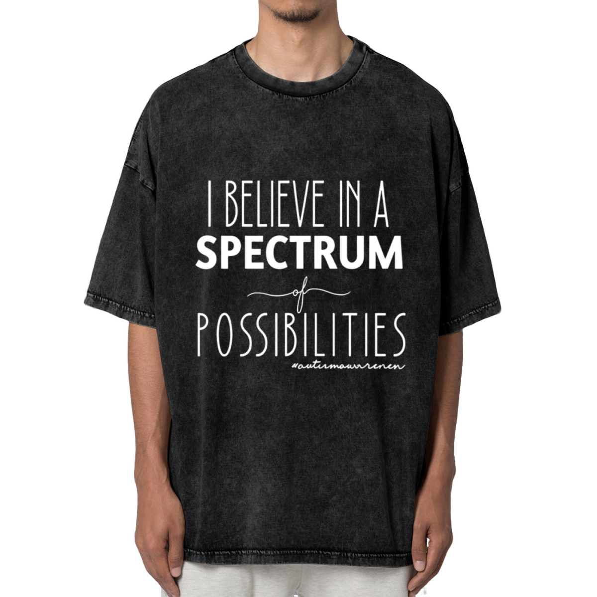 Autism Awareness washed graphic T-shirt product image