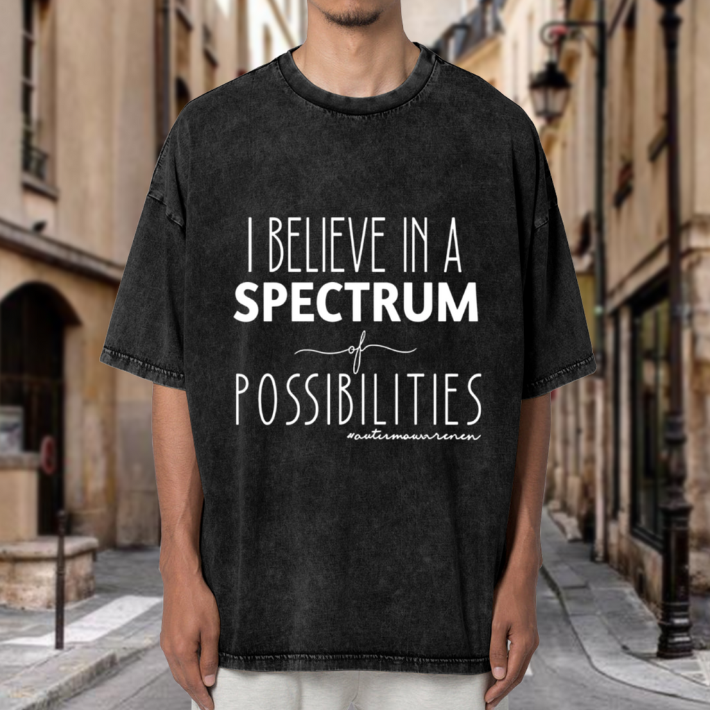 Autism Awareness washed graphic T-shirt product image