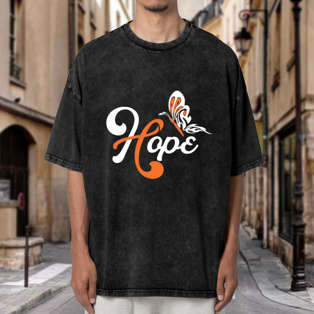 Kidney Cancer Hope washed graphic T-shirt product image