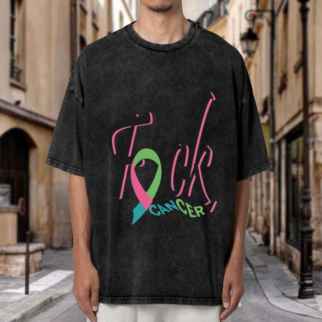 Metastatic Breast Cancer washed graphic T-shirt product image