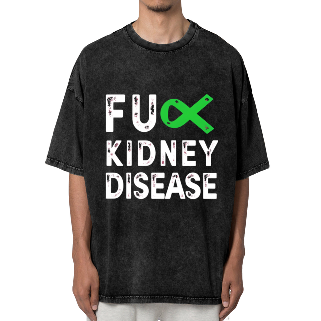 Kidney Disease washed graphic T-shirt product image