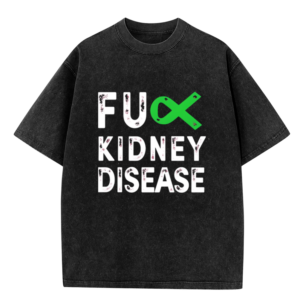 Kidney Disease washed graphic T-shirt product image