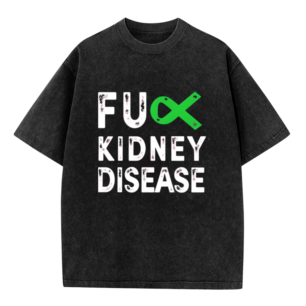 Kidney Disease washed graphic T-shirt product image