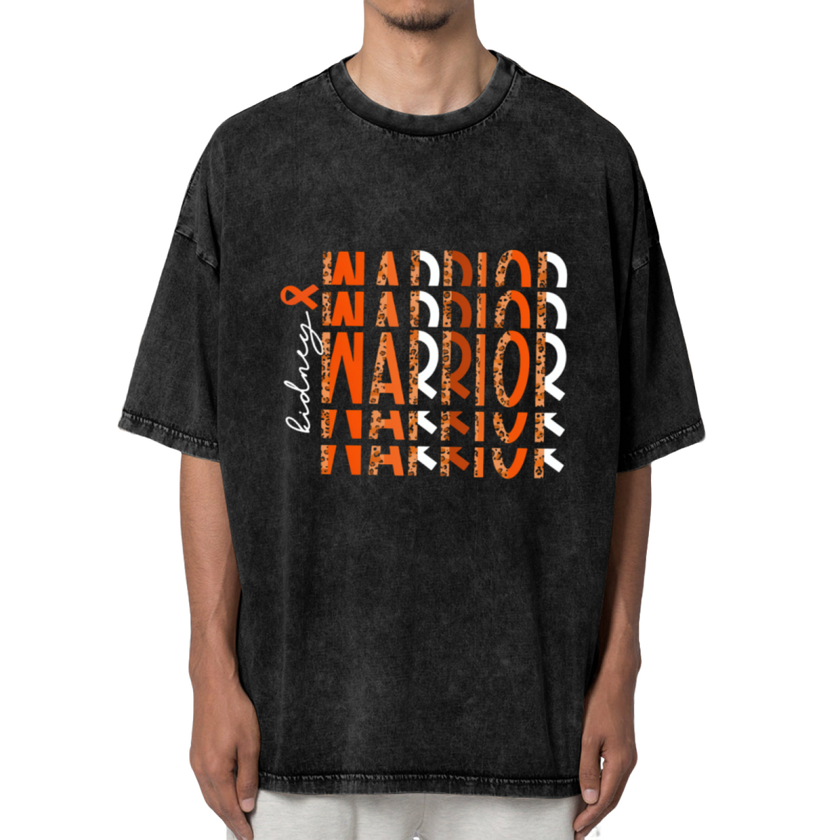 Kidney Warrior washed graphic T-shirt product image