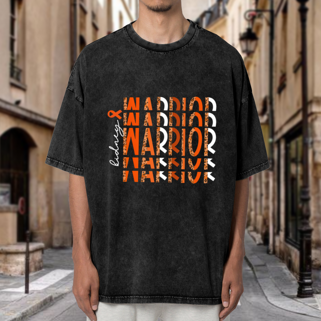 Kidney Warrior washed graphic T-shirt product image