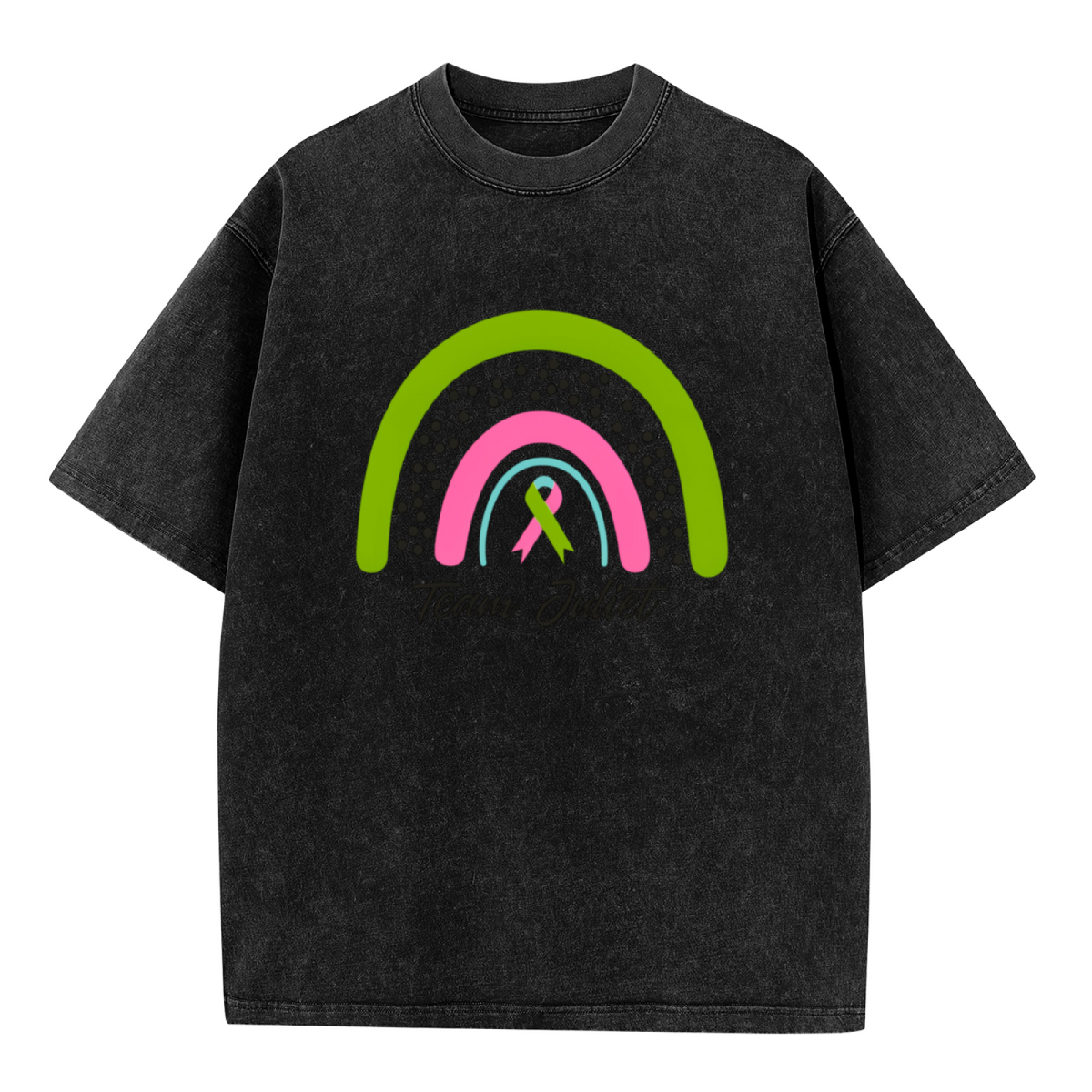 Custom Metastatic Breast Cancer washed graphic T-shirt product image