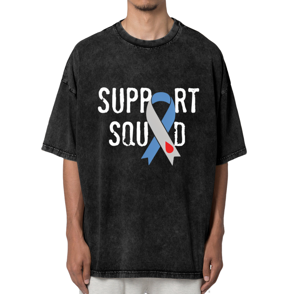 Diabetes Support Squad washed graphic T-shirt product image