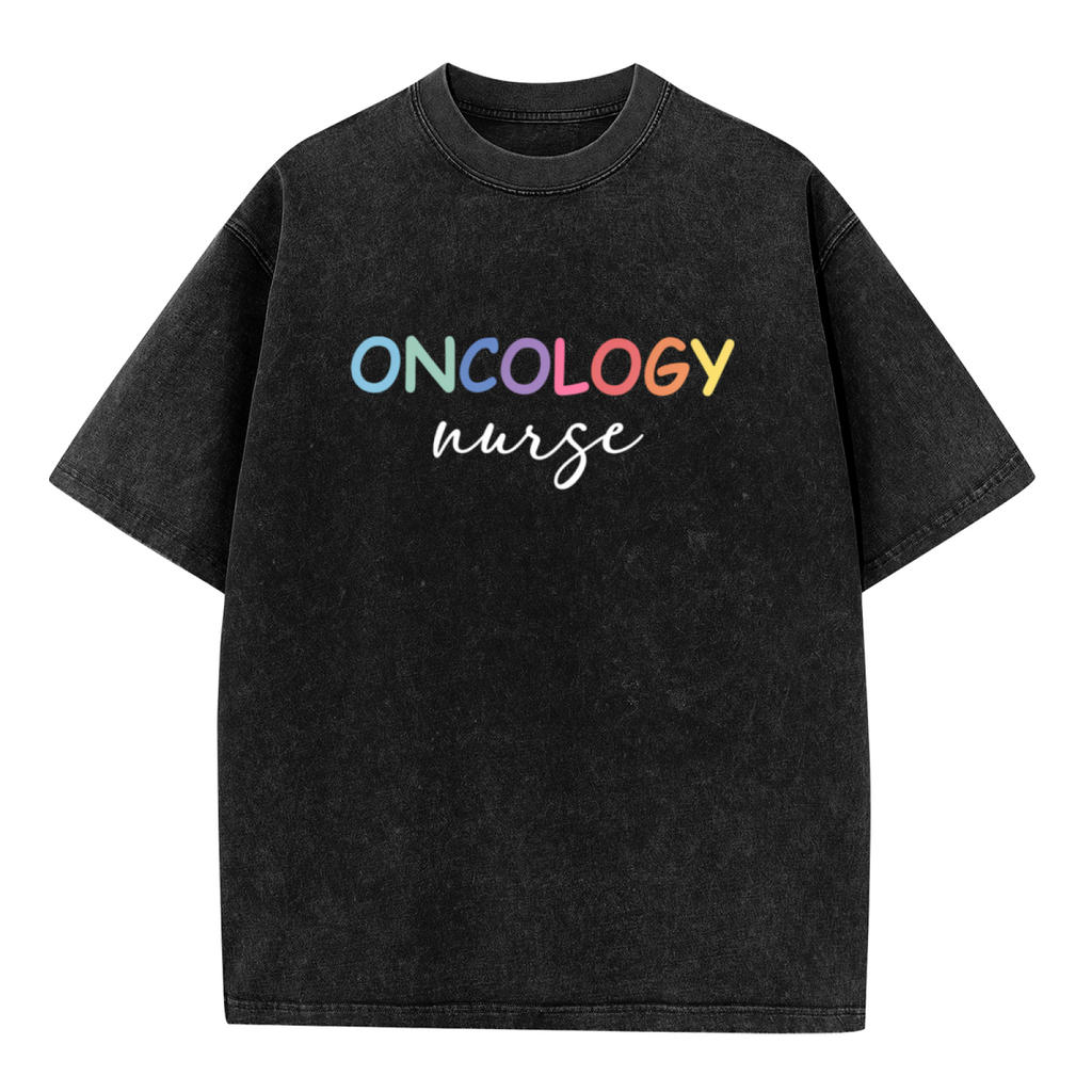 Oncology Nurse washed graphic T-shirt product image