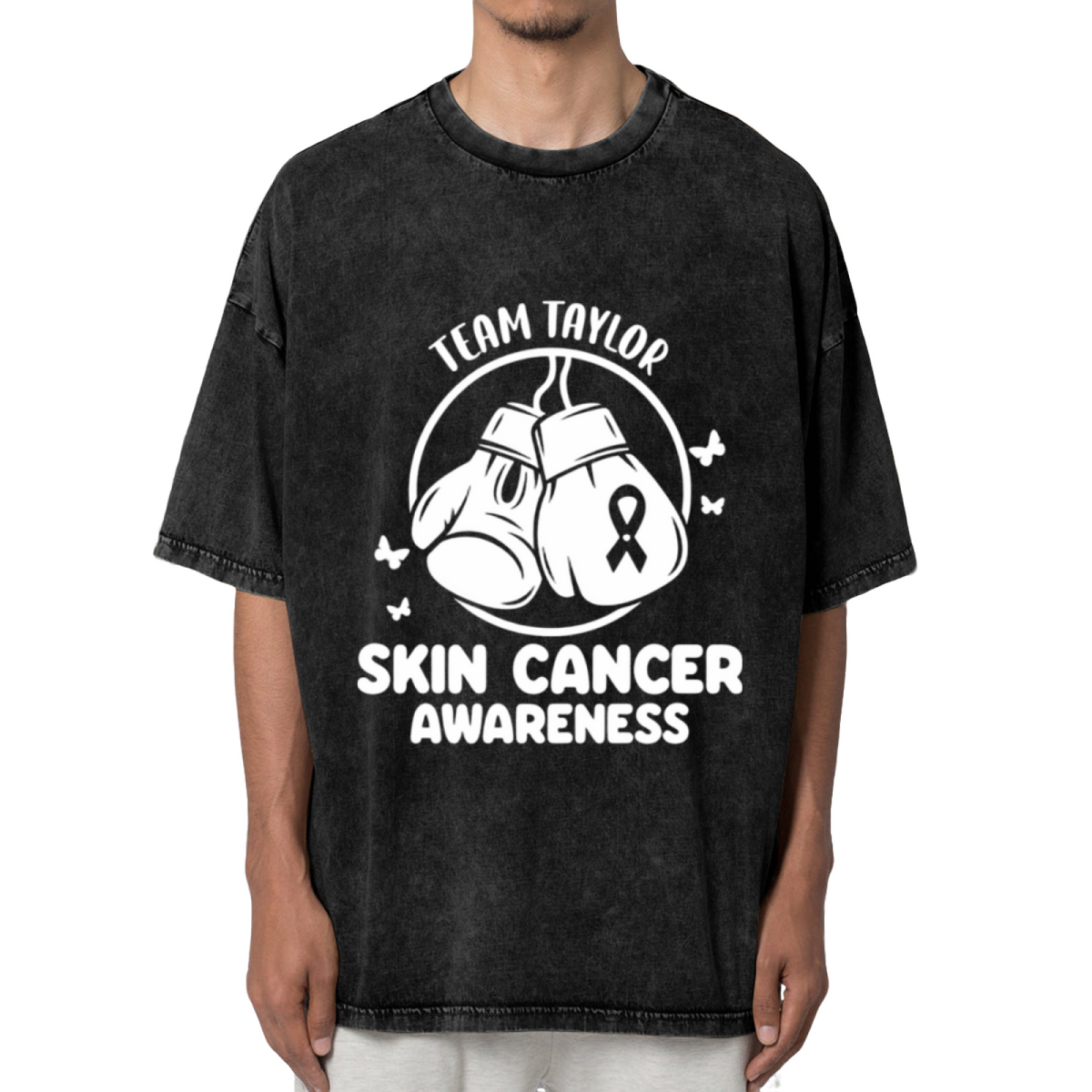 Melanoma Awareness washed graphic T-shirt product image