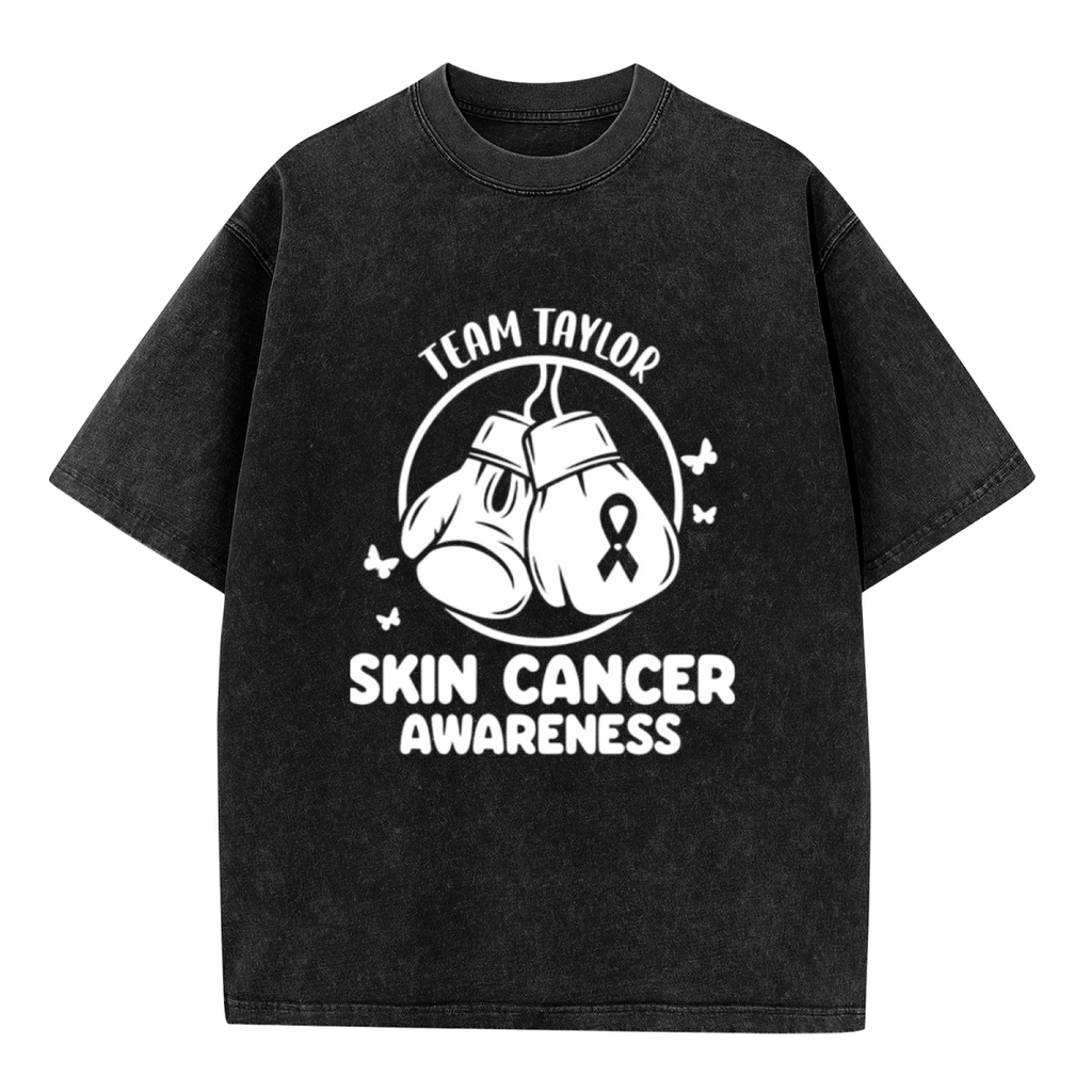 Melanoma Awareness washed graphic T-shirt product image