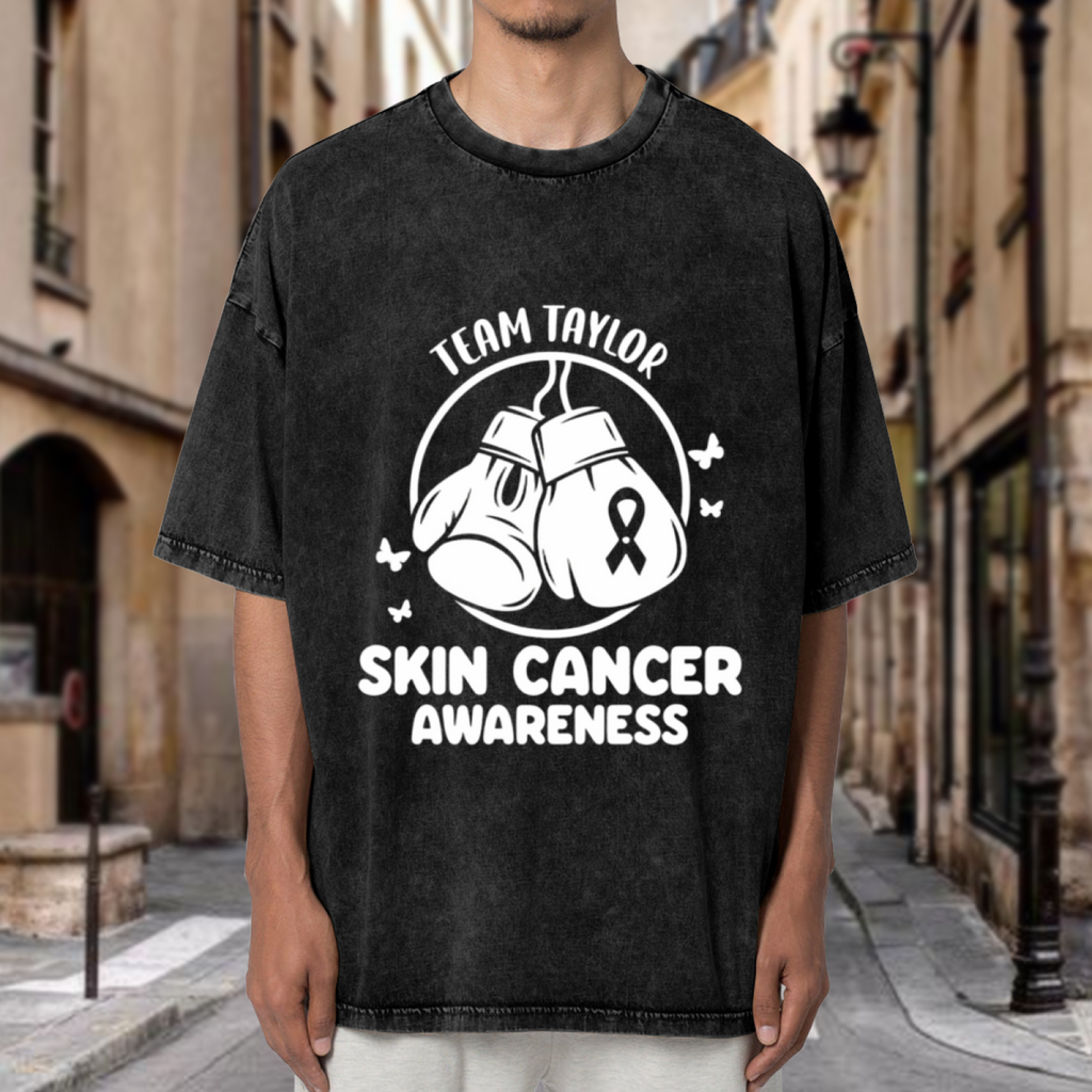 Melanoma Awareness washed graphic T-shirt product image