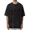 Breast Cancer Ghost Halloween washed graphic T-shirt product image