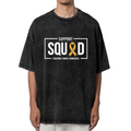 Support Squad Childhood Cancer washed graphic T-shirt product image