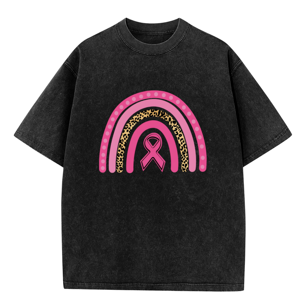 Breast Cancer Awareness washed graphic T-shirt product image