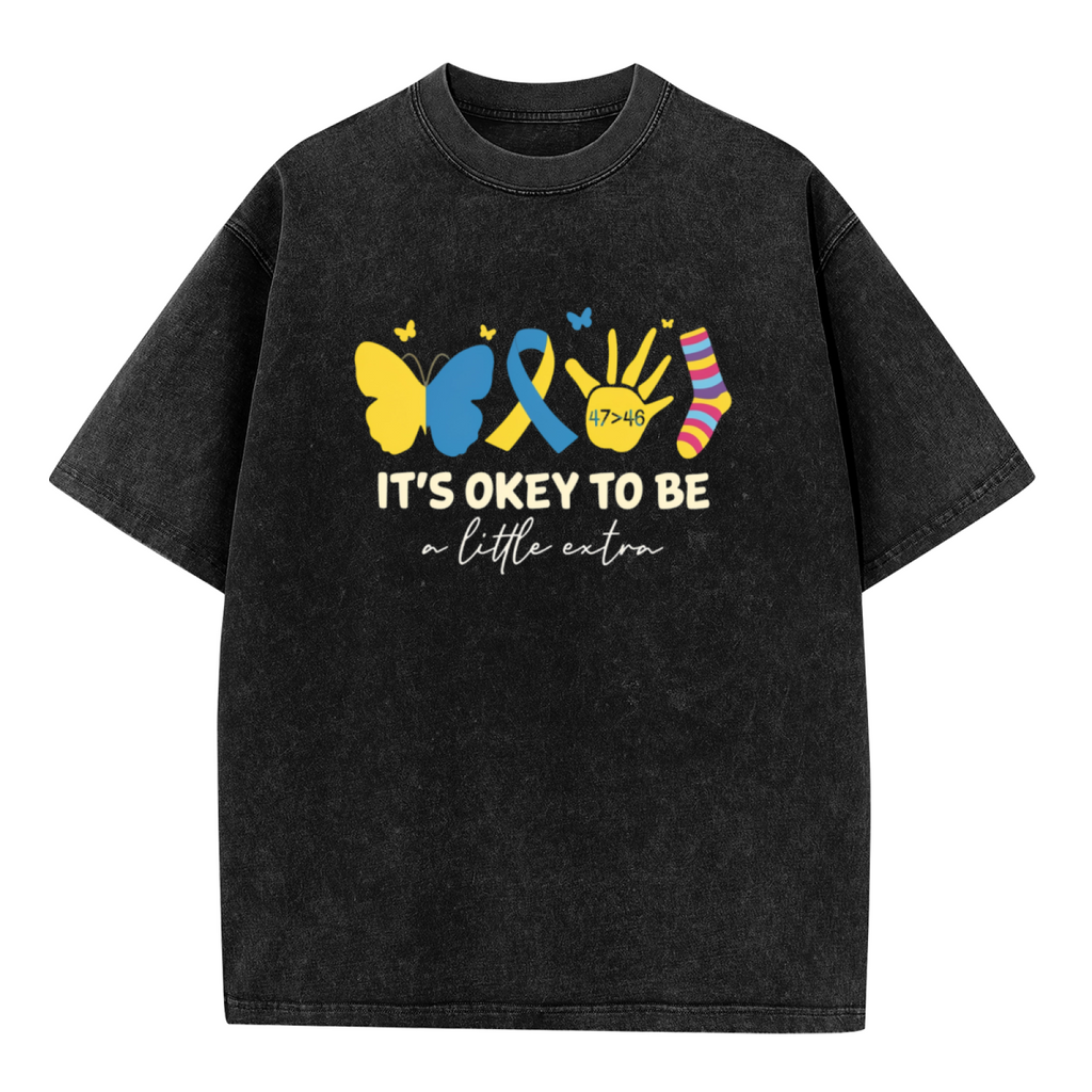 Down Syndrome Awareness washed graphic T-shirt product image