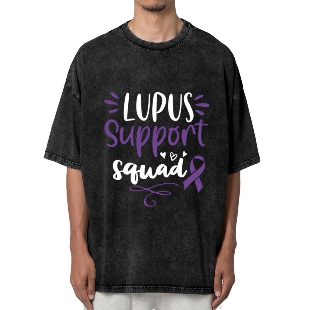 Lupus Support Squad washed graphic T-shirt product image