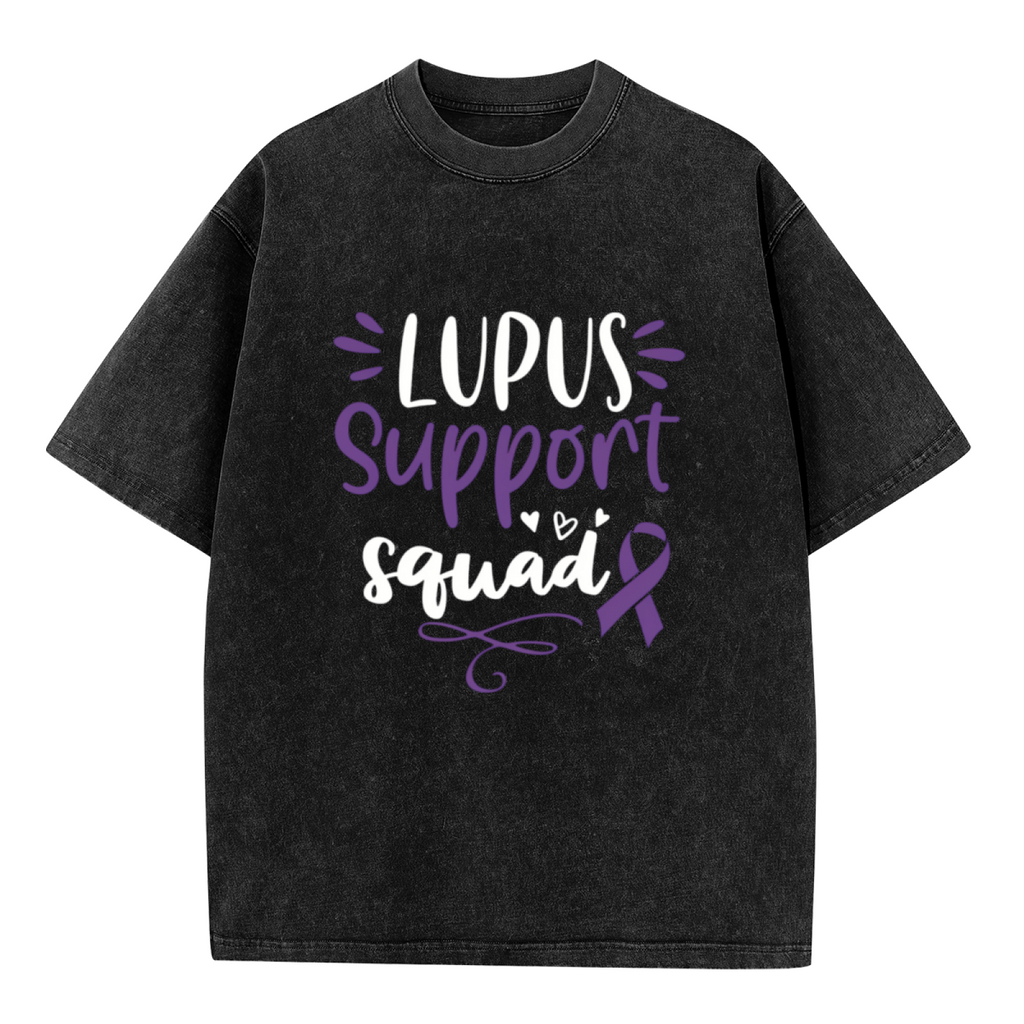 Lupus Support Squad washed graphic T-shirt product image