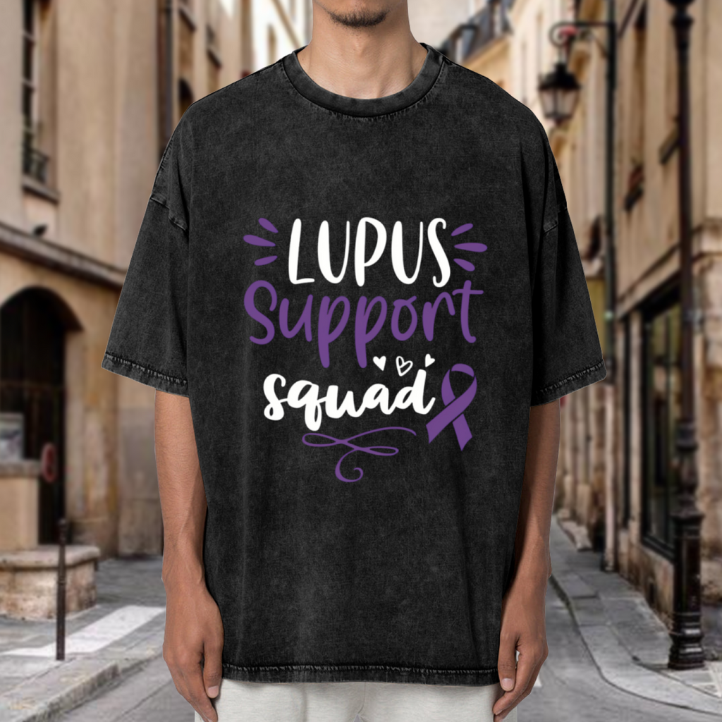 Lupus Support Squad washed graphic T-shirt product image