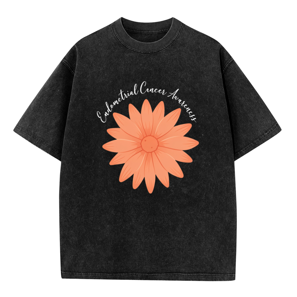 Endometrial Cancer Awareness washed graphic T-shirt product image