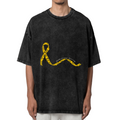 Childhood Cancer Awareness washed graphic T-shirt product image