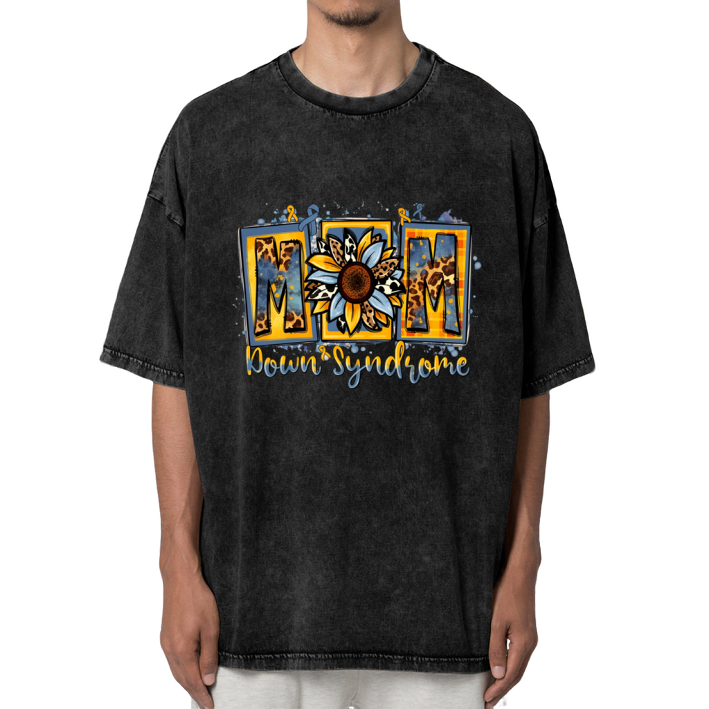 Down Syndrome Mom washed graphic T-shirt product image