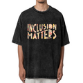 Inclusion Matters washed graphic T-shirt product image