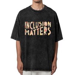 Inclusion Matters washed graphic T-shirt product image